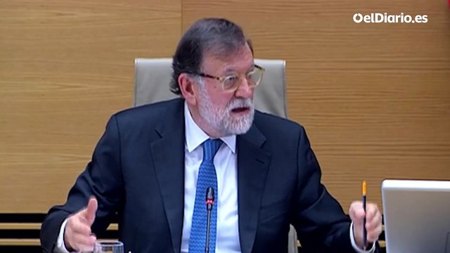 Rajoy llama faltón y mentiroso al portavoz del PSOE en la comisión de la Operación Cataluña