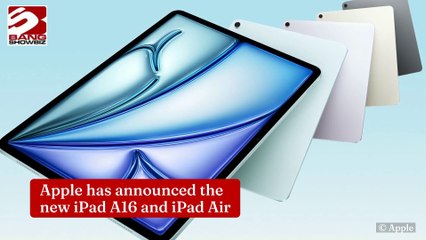 iPad A16 and iPad Air announced with faster chips