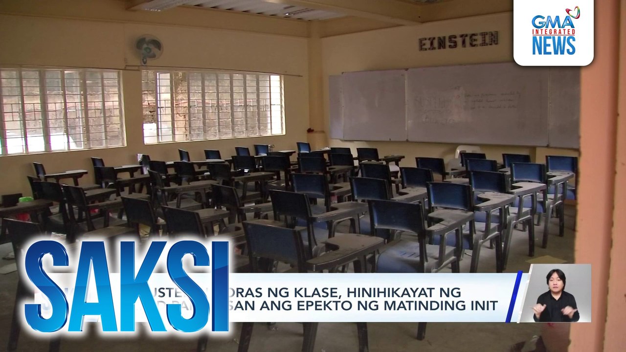 Adjusted na oras ng klase, hinihikayat ng Deped para ibsan ang epekto ng matinding init | Saksi