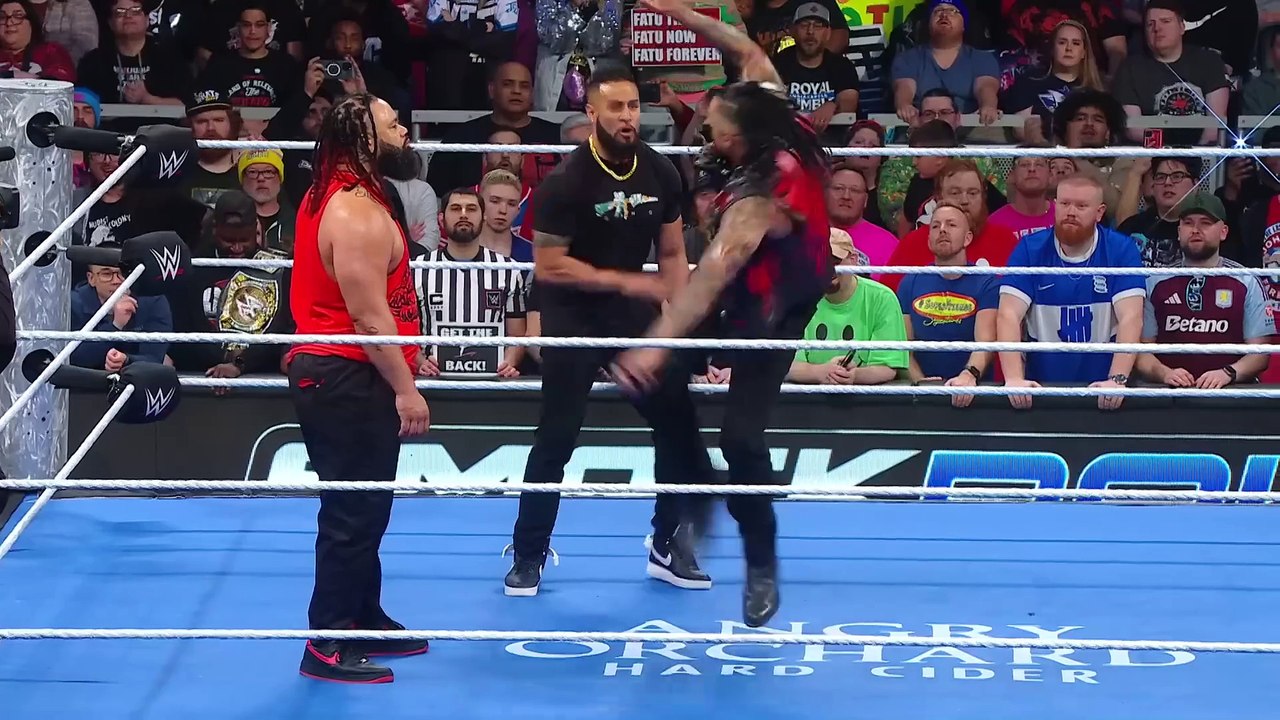 LA Knight helps Damian Priest quell Jacob Fatu and Tama Tonga_ SmackDown highlights, Jan. 31, 2025