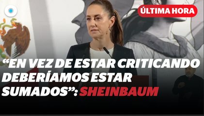 Sheinbaum reta a la oposición a sumarse a la movilización del domingo I Reporte Indigo