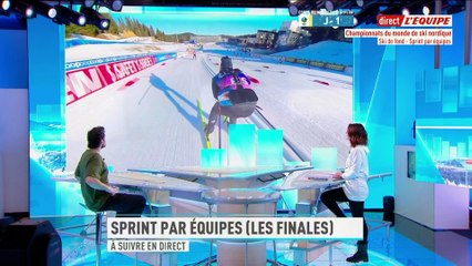 Le replay du sprint par équipes de Trondheim - Ski de fond - Championnat du monde