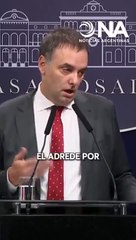 Manuel Adorni tildó a Facundo Manes de “kirchnerista”