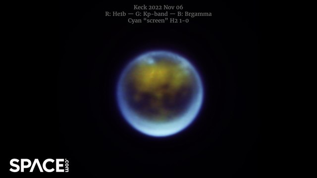 Saturn's Moon Titan Captured By The James Webb Space Telescope