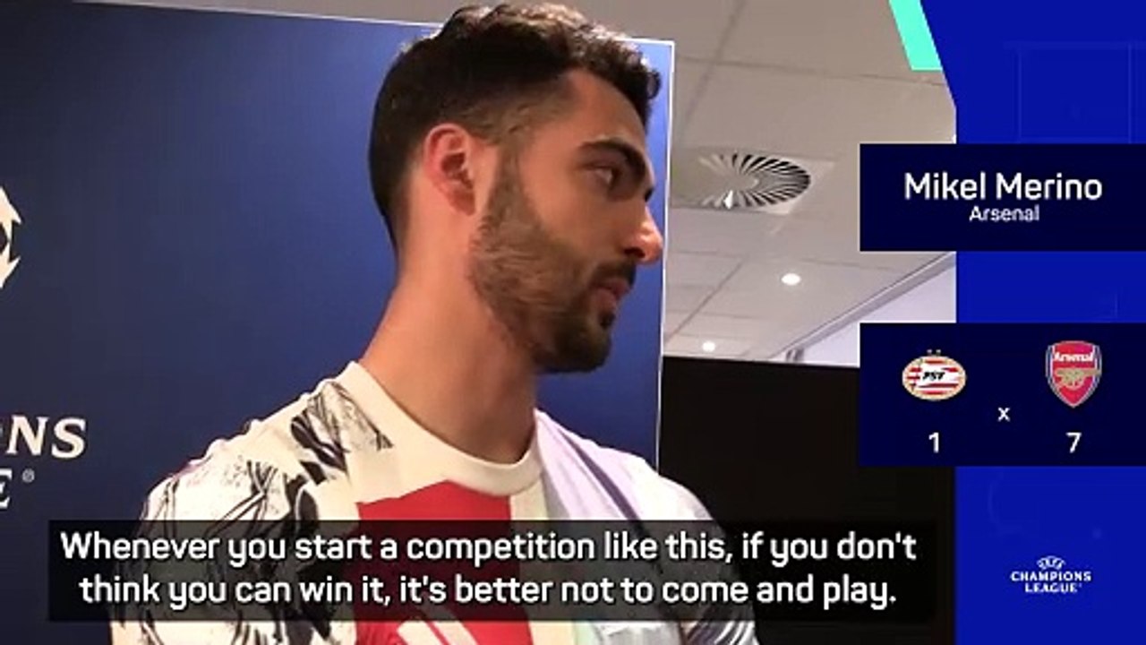 Arsenal gunning for Champions League crown - Merino