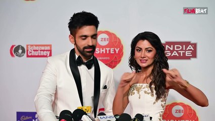 Zee Rishtey Awards 2025: Kaise Mujhe Tum Mil Gaye's Sriti Jha and Arjit Taneja at Red Carpet