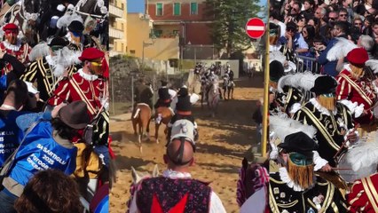 Tensioni alla Sartiglia: il Componidori dei contadini resta troppo in pista e scatena la furia degli altri cavalieri