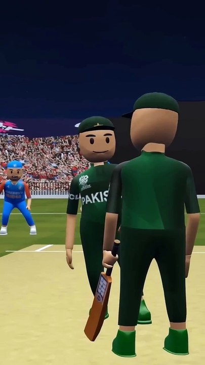 INDIA VS PAKISTAN T20 WORLD CUP 2024 _comedy _cartoon  _cricket _trending  _indiapakistan(720P_HD)