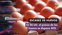 Precio de los huevos en Estados Unidos se dispara