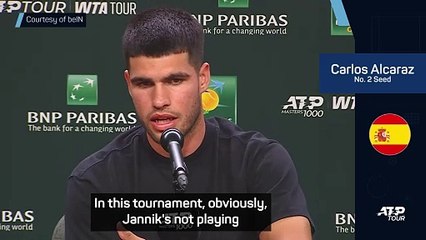 No Sinner, no difference for Alcaraz at Indian Wells