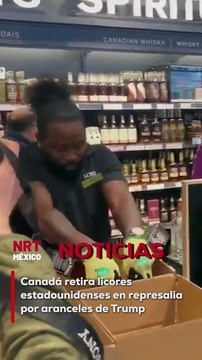 En respuesta a los aranceles del 25% impuestos por Donald Trump, Canadá ha retirado los licores estadounidenses de las tiendas, intensificando la tensión comercial entre ambos países.