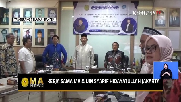 Momen MA Tanda Tangani Perjanjian Kerja Sama dengan UIN Syarif Hidayatullah Jakarta | MA NEWS