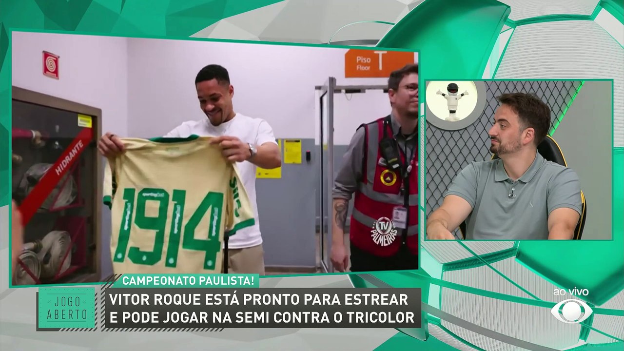 Debate Jogo Aberto: O Vitor Roque escolheu bem por vir ao Palmeiras?