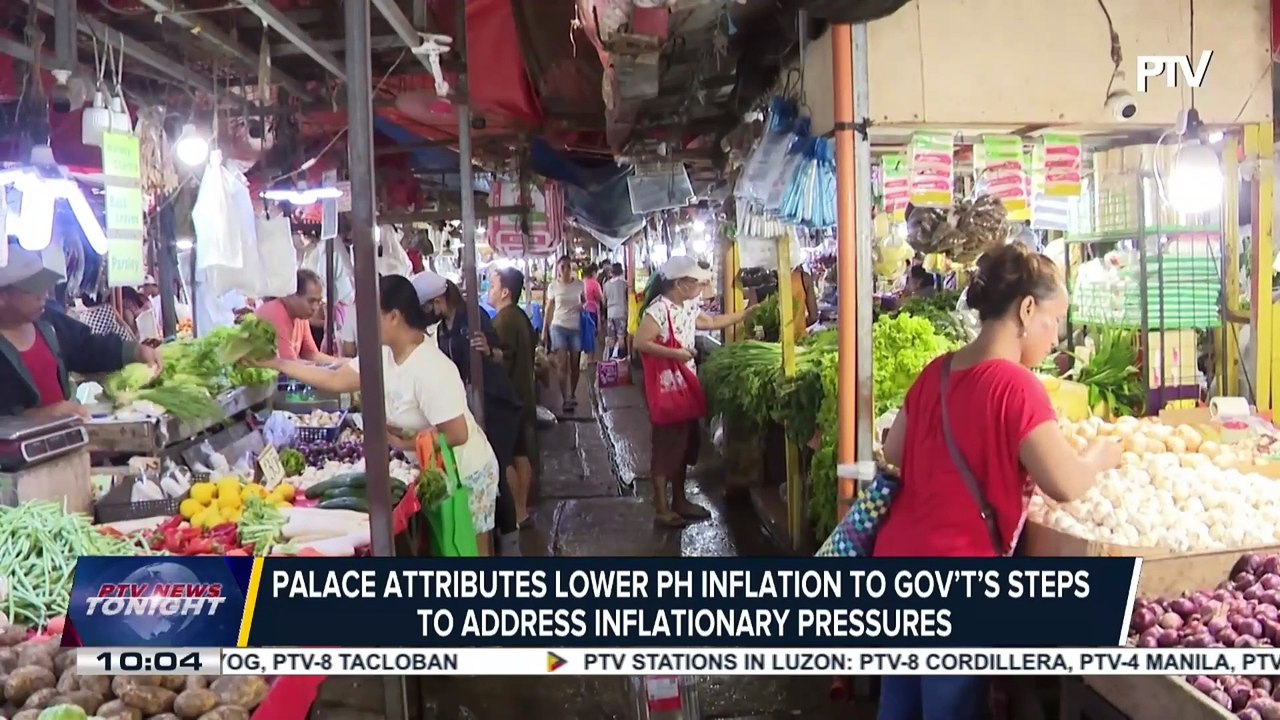 Palace attributes lower PH inflation to government’s steps to address inflationary pressures
