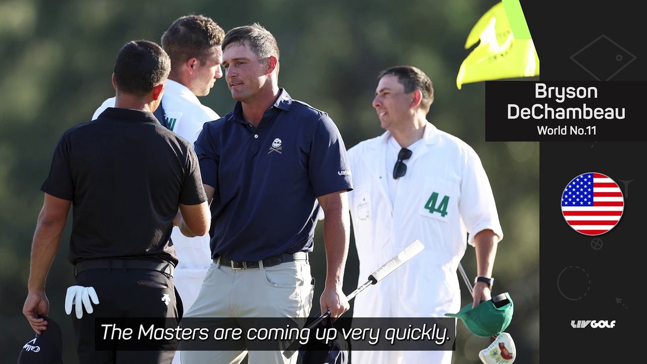 Dechambeau 'ready' to win first Masters title