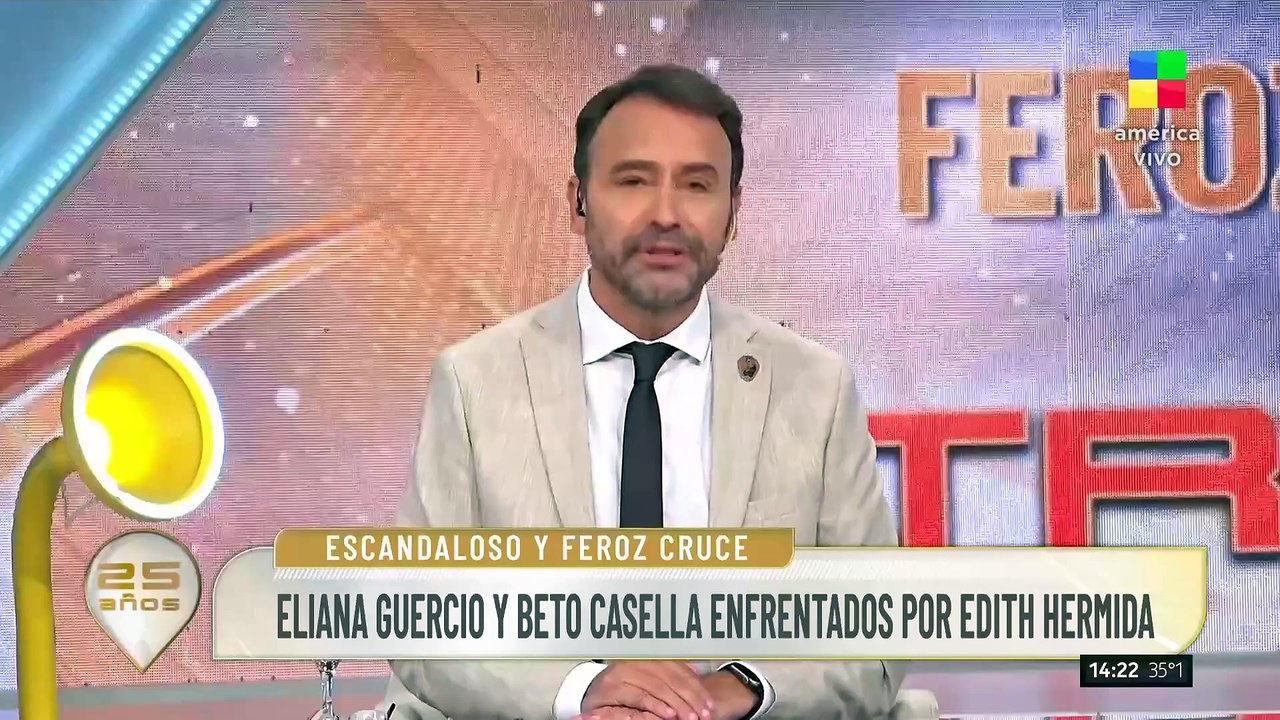Beto Casella habló del cruce y polémica con Eliana Guercio por Edith Hermida