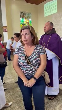 Missa das Cinzas no Santuário Santo Antônio, na 911 Sul