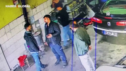 İş yerinde soba patlaması: O anlar kamerada