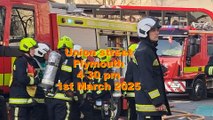 Fire in Union Street Reggae Nightclub Plymouth 1st March 2025