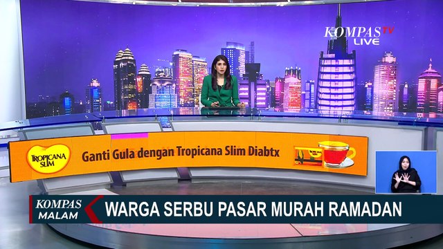 Antusias! Warga Berdesakan Beli Bahan Pokok di Pasar Murah Ramadan Bandar Lampung