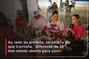 Ao lado da prefeita, secretária diz que Corrinha, 