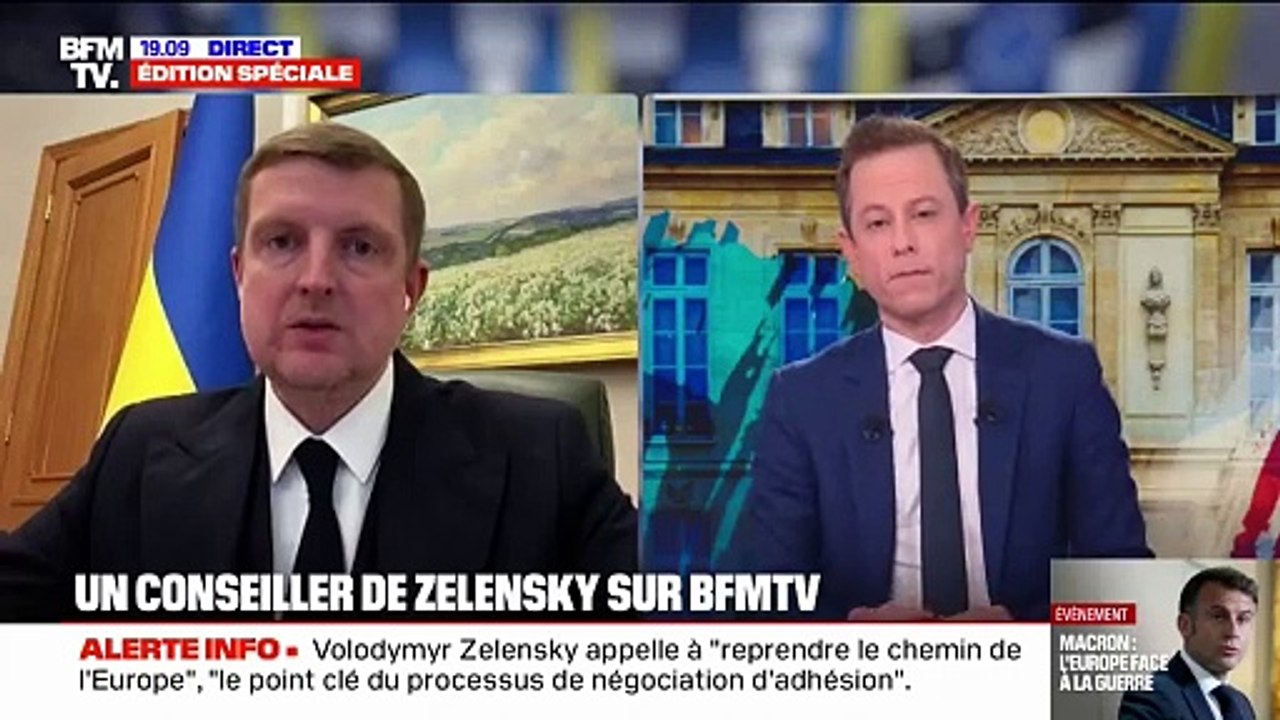 Ihor Brusylo (chef adjoint du cabinet de Volodymyr Zelensky): "Si l'occasion se présente de rencontrer le président américain, le président Zelensky y prendra part de manière constructive"