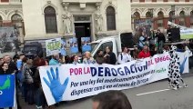Manifestación de los veterinarios en Madrid