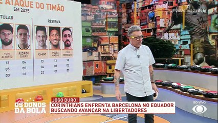 Neto analisa e reage números de trios de ataque do Corinthians; veja