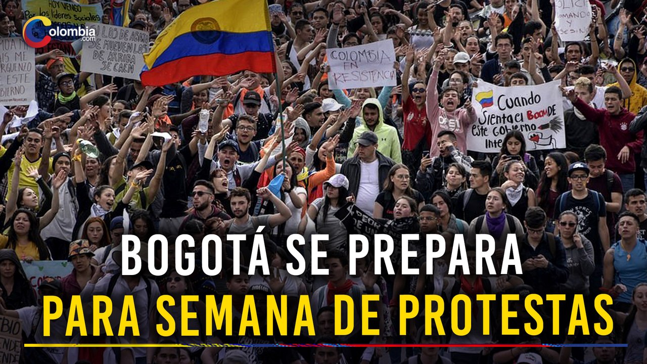 Movilizaciones en Bogotá: Marchas masivas del 4...