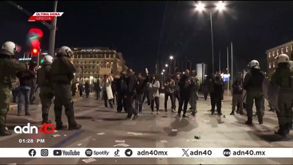 🚨¡Última Hora! Reportan violentas protestas en Parlamento de Atenas