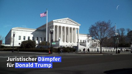 USA: Dämpfer für Trump vor dem Supreme Court