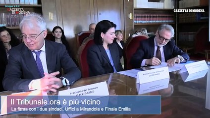 Il Tribunale di Modena ora ? pi? vicino: uffici a Mirandola e Finale Emilia