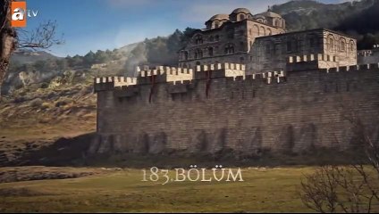 مسلسل قيامة عثمان الحلقة 183 مترجمة للعربية شاشة كاملةHD