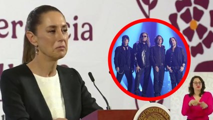 Sheinbaum felicita al grupo Maná por nominación al Salón de la Fama del Rock and Roll