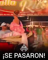 Miss Carabobo es atacada con espuma en la celebración de Carnavales
