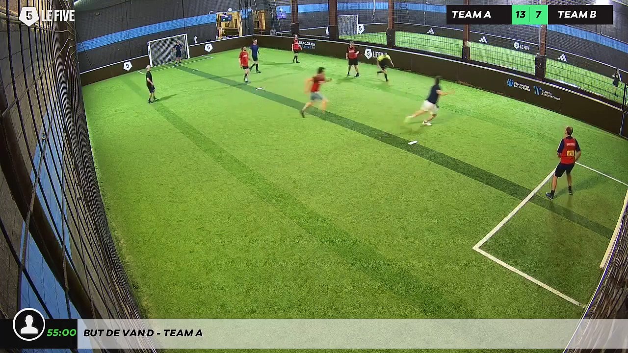 But de Van D - Team A