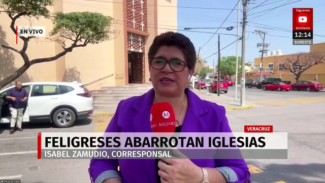 En Veracruz, fieles católicos abarrotan iglesias para recibir las cenizas