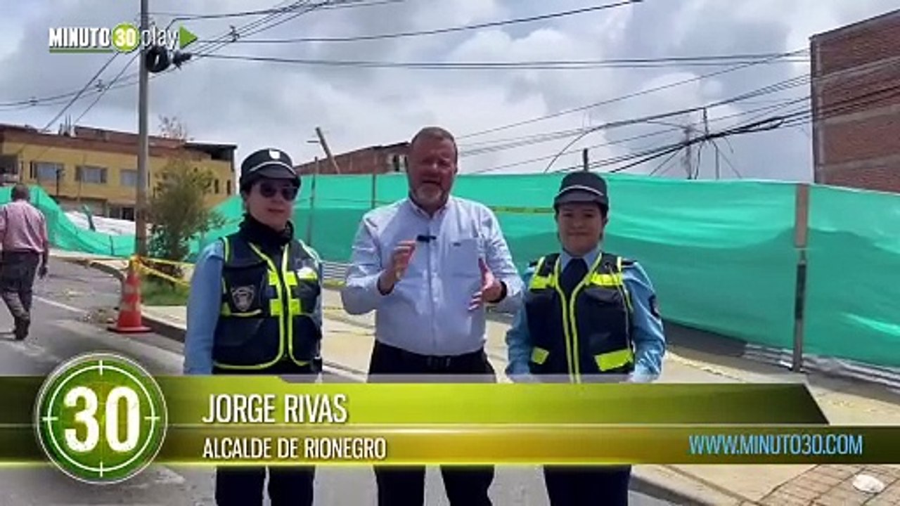El alcalde de Rionegro, Jorge Rivas Urrea, ordenó una investigación urgente tras la afectación de un talud en el sector del Hospital San Juan de Dios.