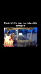 Man Falls Down as Deck Collapses