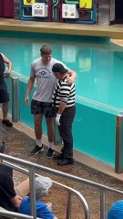 Tom mime SeaWorld got so surprised amazing moments 😍😂