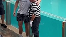 Tom mime SeaWorld got so surprised amazing moments 😍😂