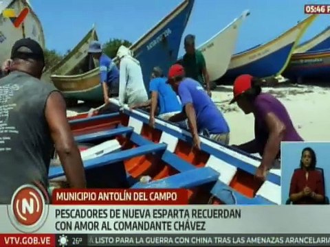 Pescadores neoespartanos recuerdan con amor al Comandante Eterno Hugo Chávez
