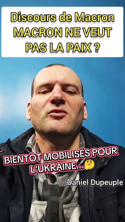 Discours de Macron : Bientôt mobilisés ?#Macron #mobilisation #francais #guerre #discours #allocution
