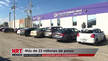 Más de 23 millones de pesos recuperados para extrabajadores