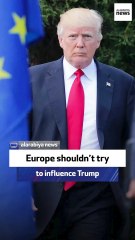 Stop trying to influence Trump: Ex-NATO official to Europe