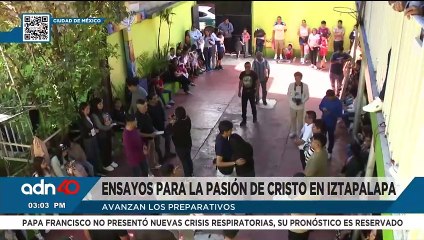 Así se preparan los representantes para la Pasión de Cristo en Iztapalapa