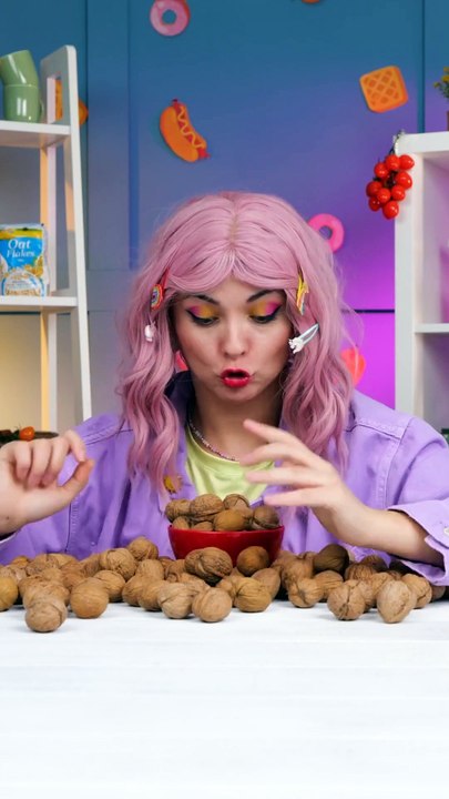 Crack Nuts Quick And Easy With This Kitchen Gadget! 🥜⚙️ #asmr #gadgets #cooking