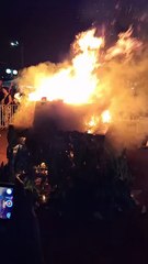 Vaval part en cendres à Roura.