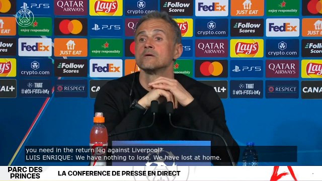 Rueda de prensa completa de Luis Enrique, PSG vs. Liverpool