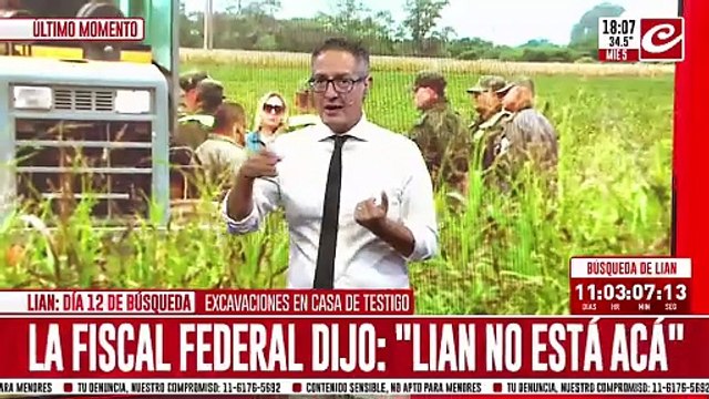 Desaparición de Lian: la Justicia federal dictó secreto de sumario por 10 días